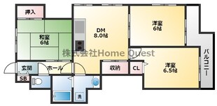 サンハイツ南本町の物件間取画像